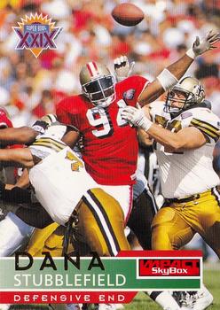 Dana Stubblefield San Francisco 49ers 1995 SkyBox Impact NFL #133